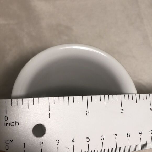 SNOWMEN CERAMIC cup with lid. 3 Snowmen. Never used. NWOT - Picture 6 of 7